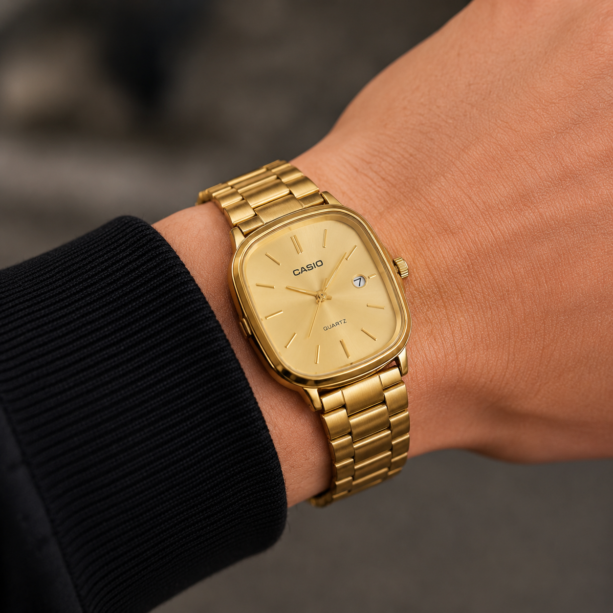 Montre Casio Dorée Homme – Image 4